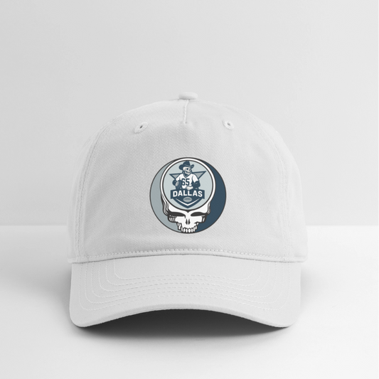 Gridiron Edition | Dallas Cowboys Stealie Baseball Dad Hat - white