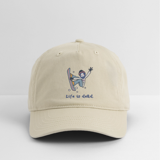 Snowboardin' Jerry Dad Hat - khaki