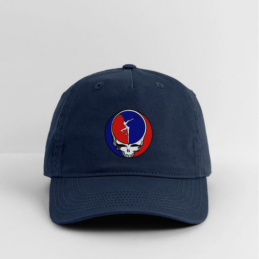 Fire Dancer Organic Baseball Cap - navy