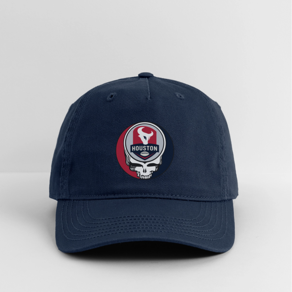 Gridiron Edition | Houston Texans Stealie Baseball Dad Hat - navy