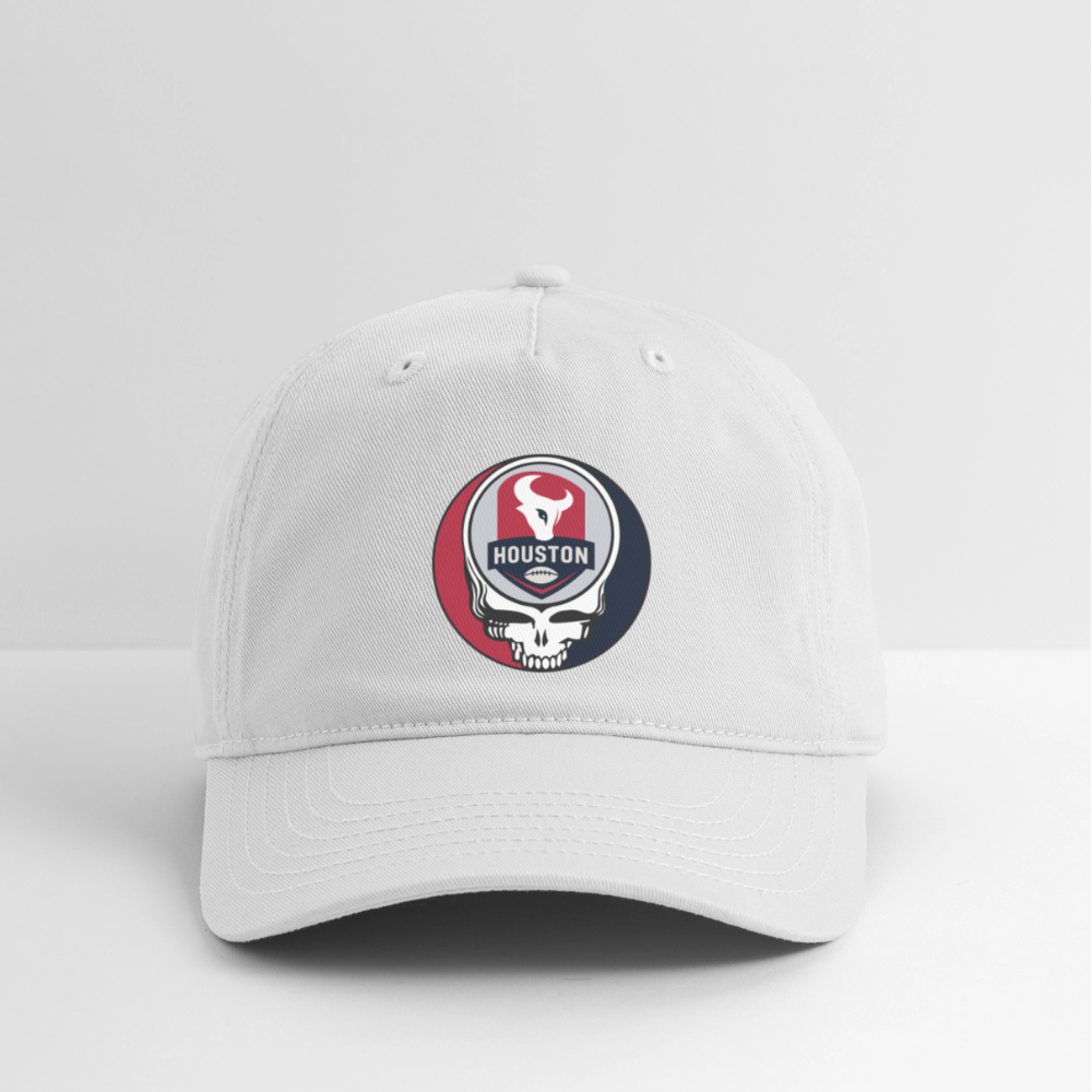 Gridiron Edition | Houston Texans Stealie Baseball Dad Hat - white