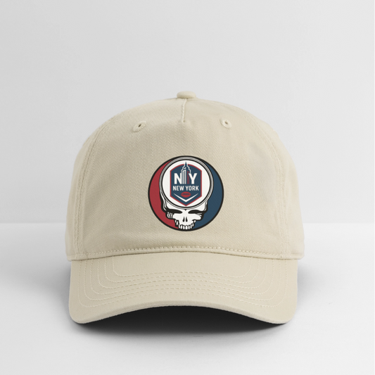 Gridiron Edition | New York Giants Stealie Baseball Dad Hat - khaki