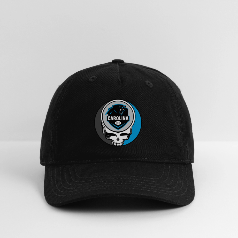 Gridiron Edition | Carolina Panthers Stealie Baseball Dad Hat - black