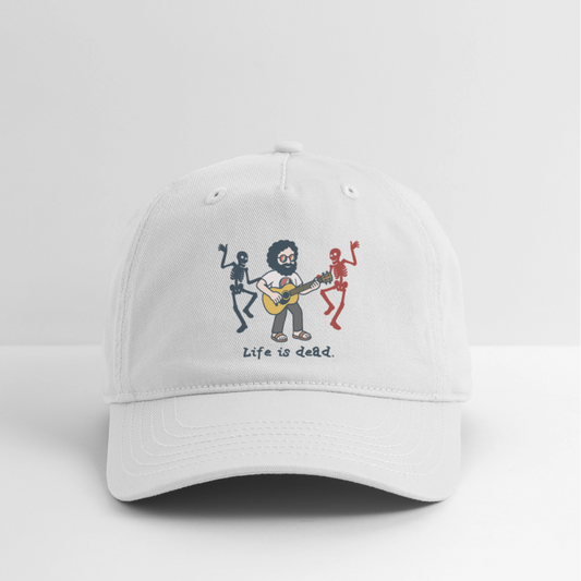 Jerry and his Skeleton Buds Dad Hat - white