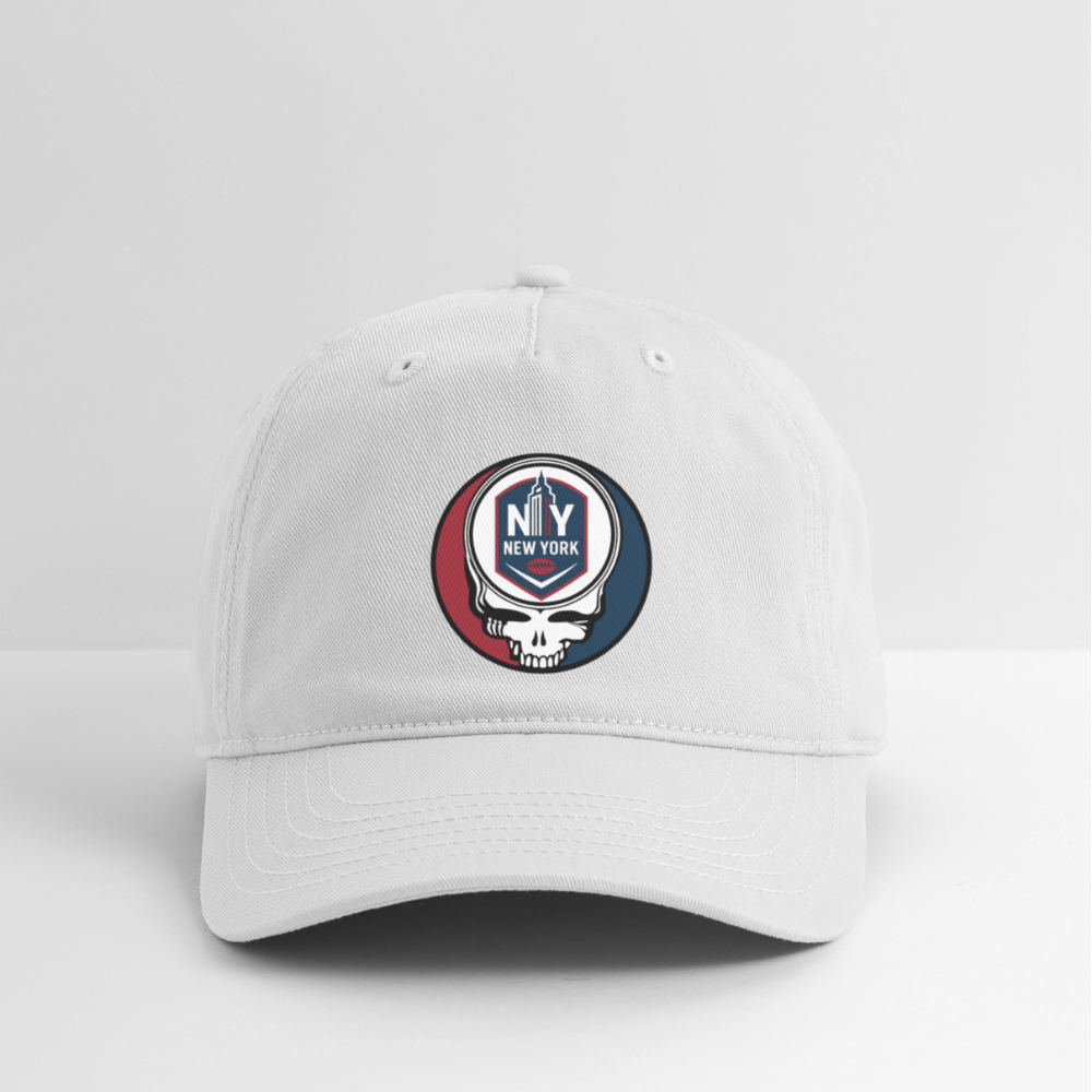 Gridiron Edition | New York Giants Stealie Baseball Dad Hat - white