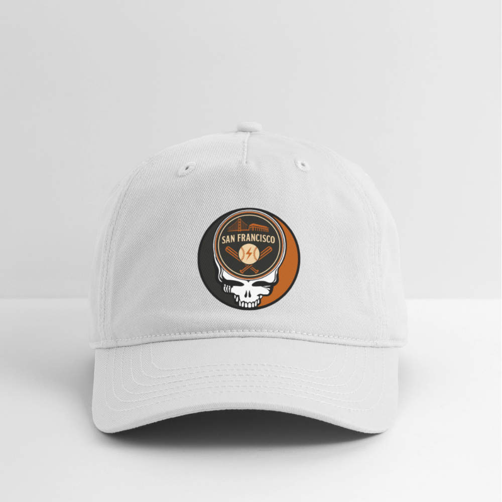 Ball Park Edition | San Francisco Giants Stealie Baseball Dad Hat - white