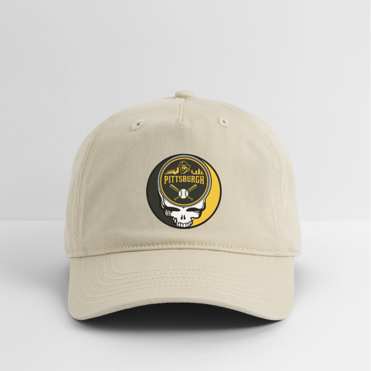 Ball Park Edition | Pittsburgh Pirates Stealie Baseball Dad Hat - khaki