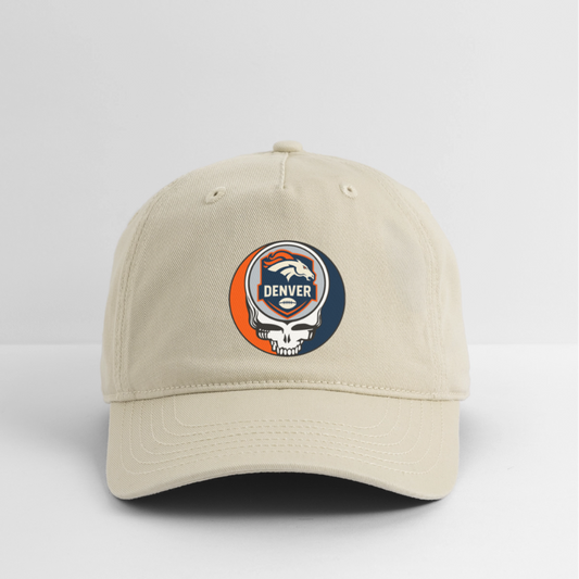 Gridiron Edition | Denver Broncos Stealie Baseball Dad Hat - khaki