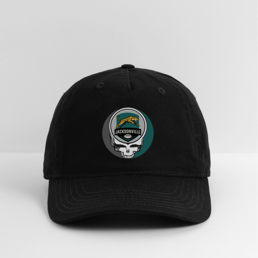 Gridiron Edition | Jacksonville Jaguars Stealie Baseball Dad Hat - black