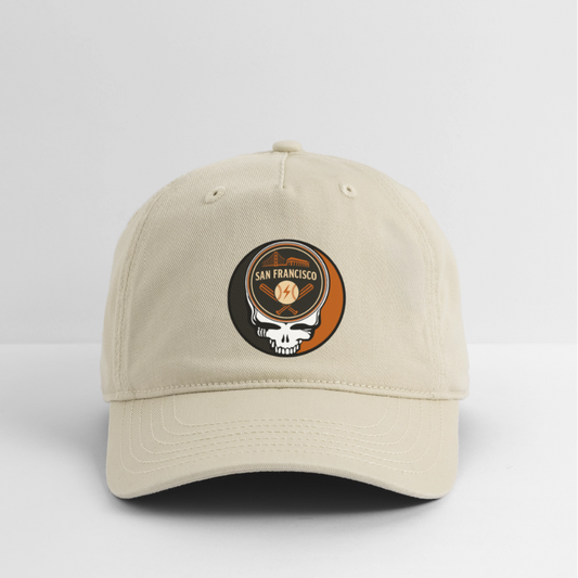 Ball Park Edition | San Francisco Giants Stealie Baseball Dad Hat - khaki