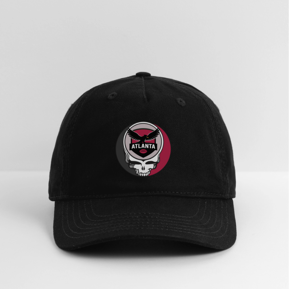 Gridiron Edition | Atlanta Falcons Stealie Baseball Dad Hat - black