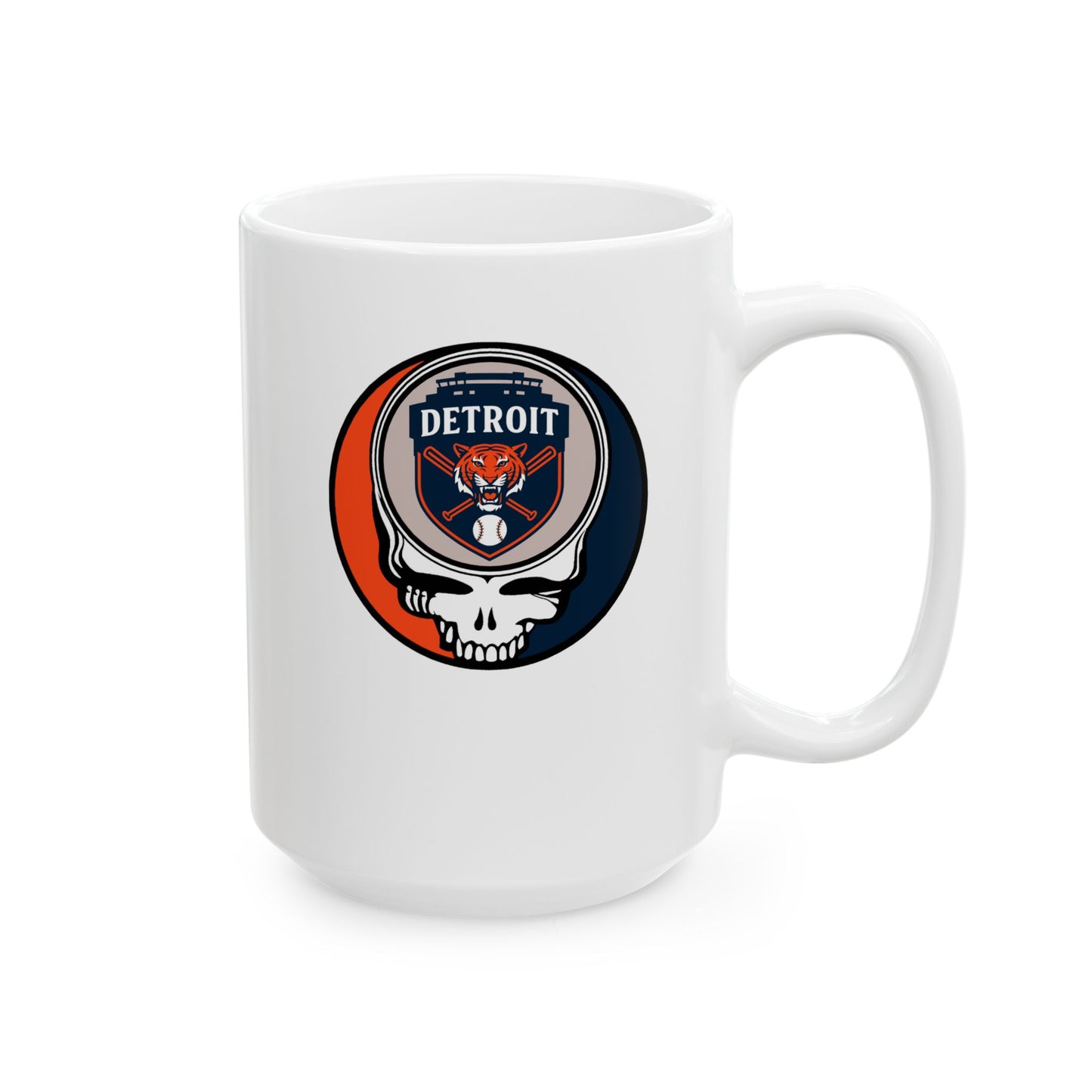 Detroit Tigers Stealie Ceramic Mug - MLB