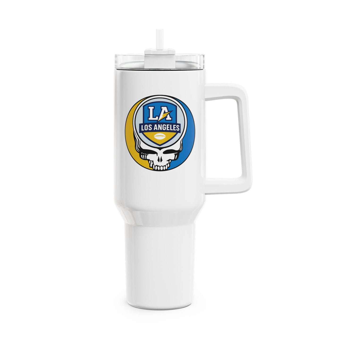 Los Angeles Football Stealie "Fat Man" Tumbler, Double Insulated 40oz Travel Mug - NFL