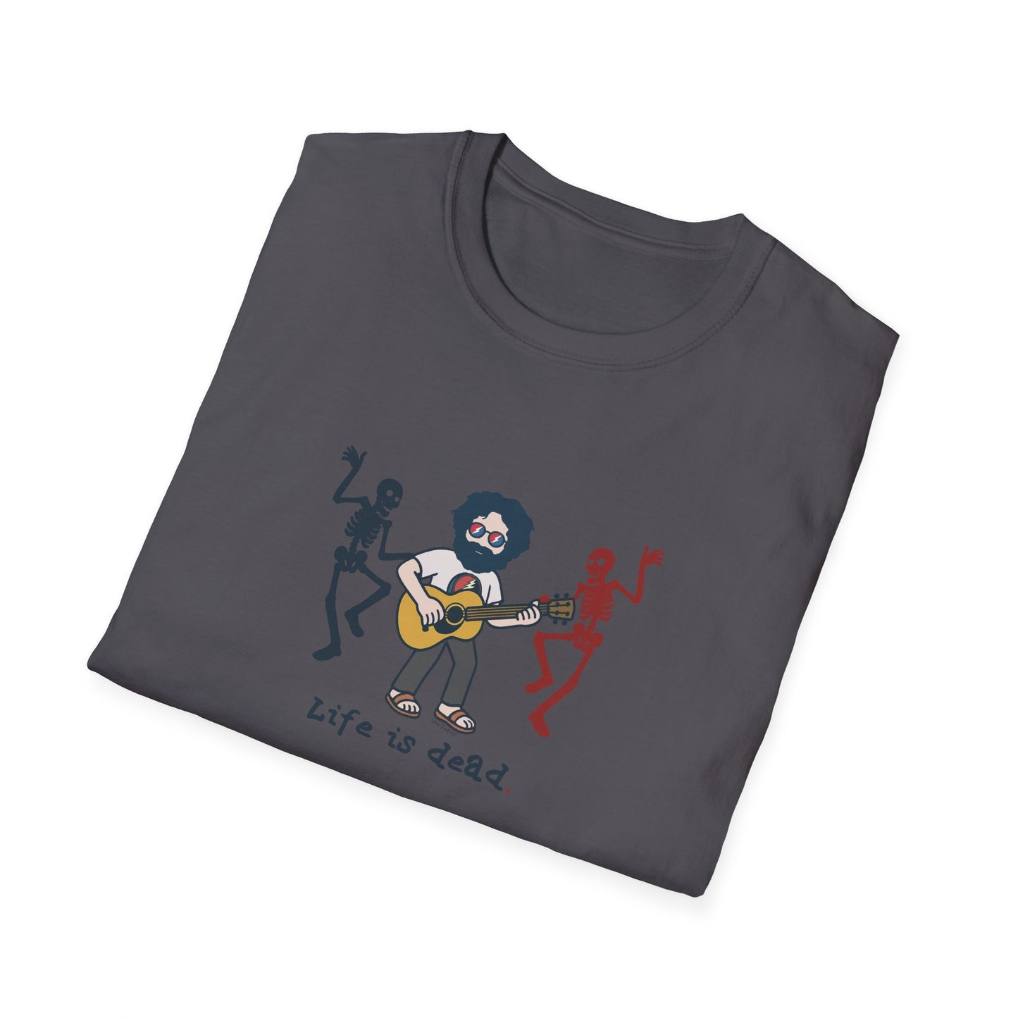 Jammin' Jerry And His Friends - Life is dead. Grateful Dead TShirt