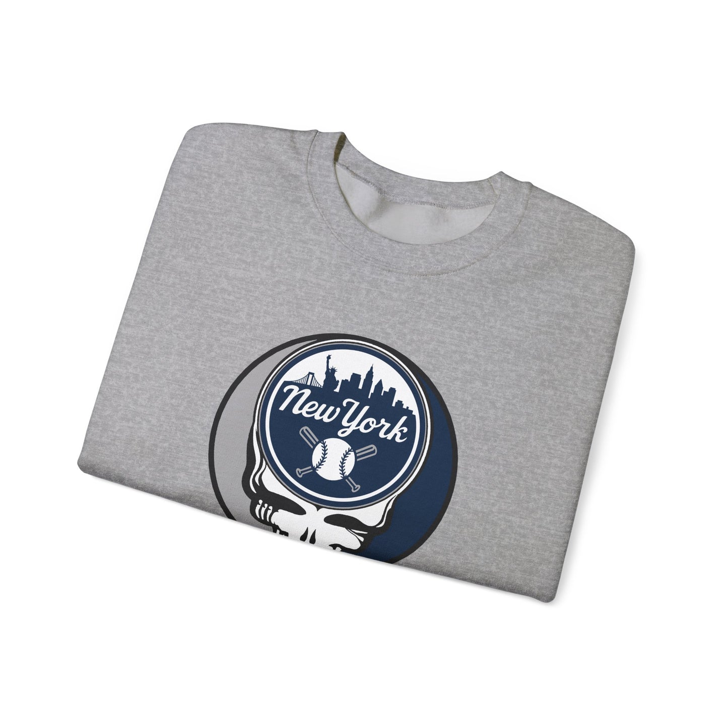 New York Yankees Stealie Grateful Dead Crewneck Sweatshirt - MLB