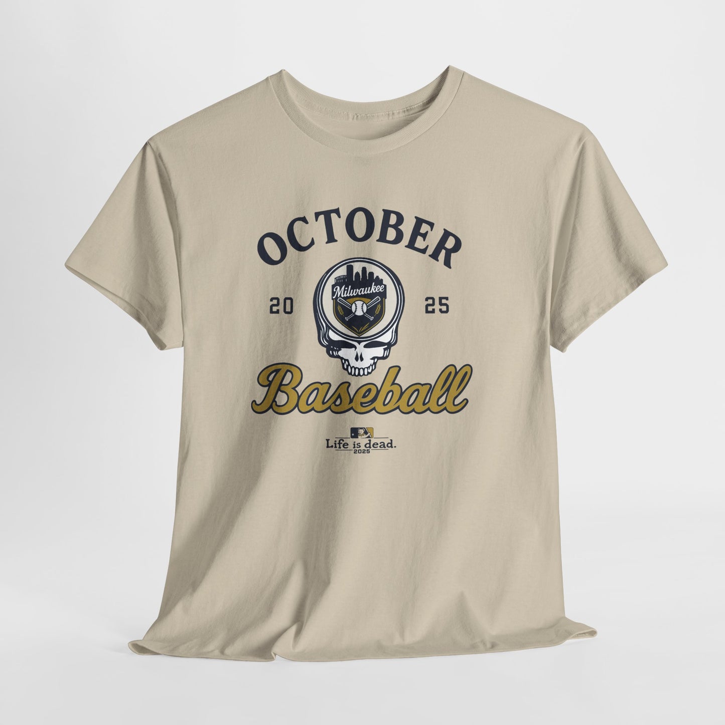 Milwaukee Brewers Playoffs 2025 Stealie Grateful Dead Tshirt