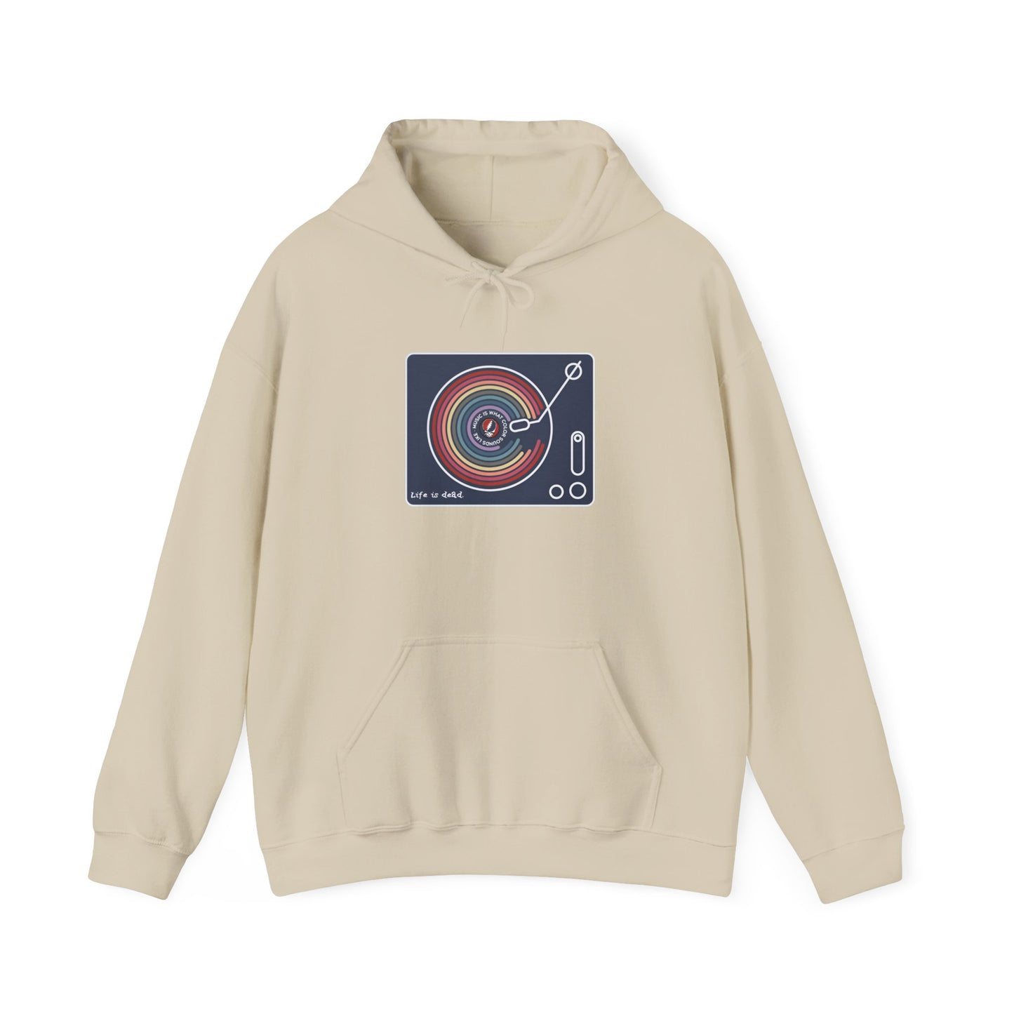 Life is dead. 'Music Is What Colors Sound Like' Grateful Dead Unisex Hoodie