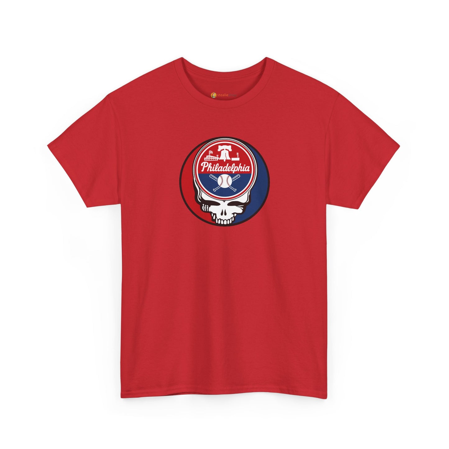 Philadelphia Phillies Grateful Dead Steal Your Face T-Shirt - MLB