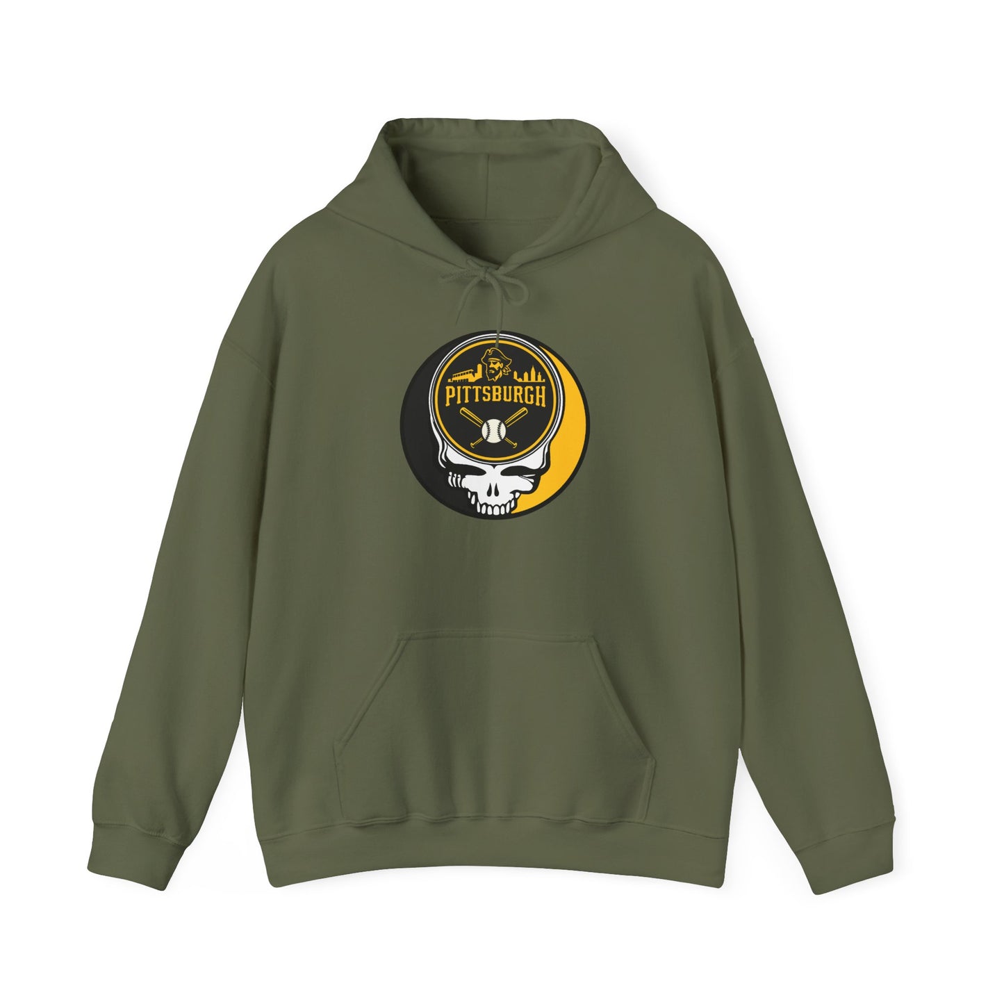 Pittsburgh Pirates Grateful Dead Unisex Heavy Blend Hoodie - MLB