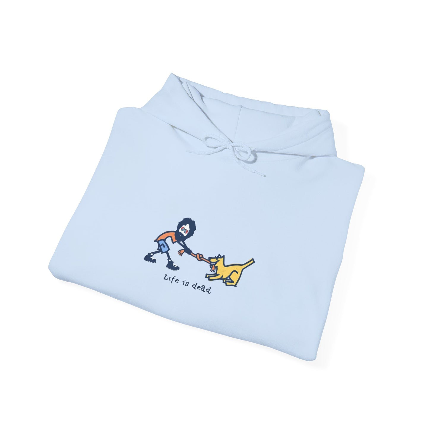 Life is dead. Jerry and His Best Friend Grateful Dead Unisex Hoodie