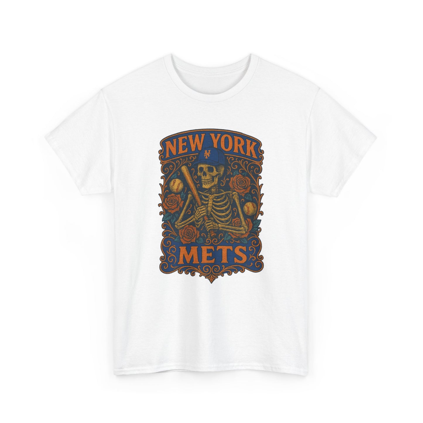 New York Mets Retro Poster Art T-shirt