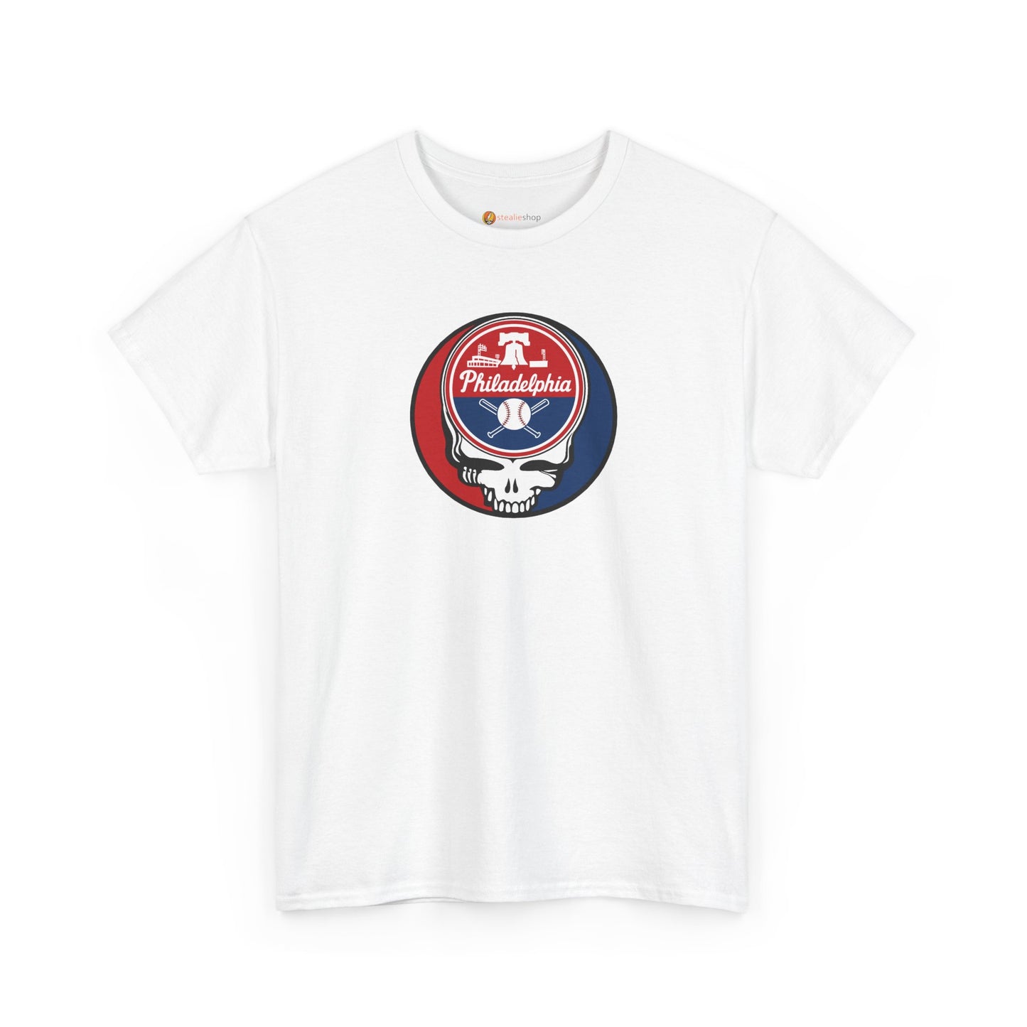 Philadelphia Phillies Grateful Dead Steal Your Face T-Shirt - MLB