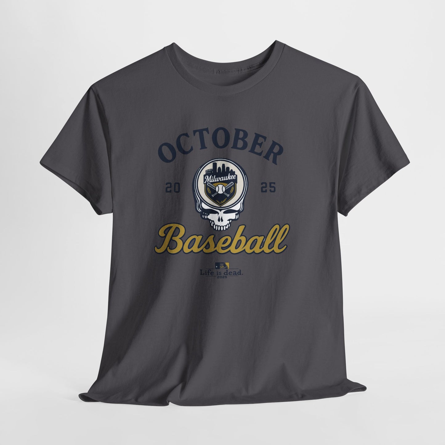 Milwaukee Brewers Playoffs 2025 Stealie Grateful Dead Tshirt