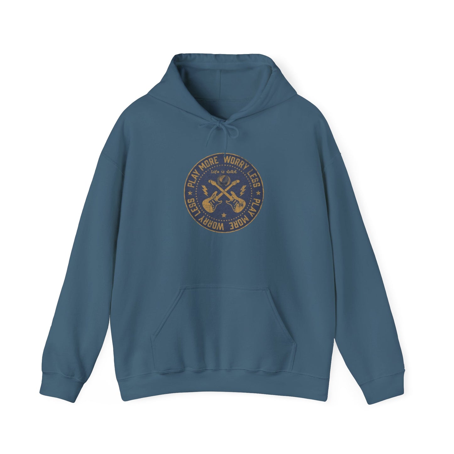 Life is dead. 'Play More, Worry Less Grateful Dead Unisex Hoodie