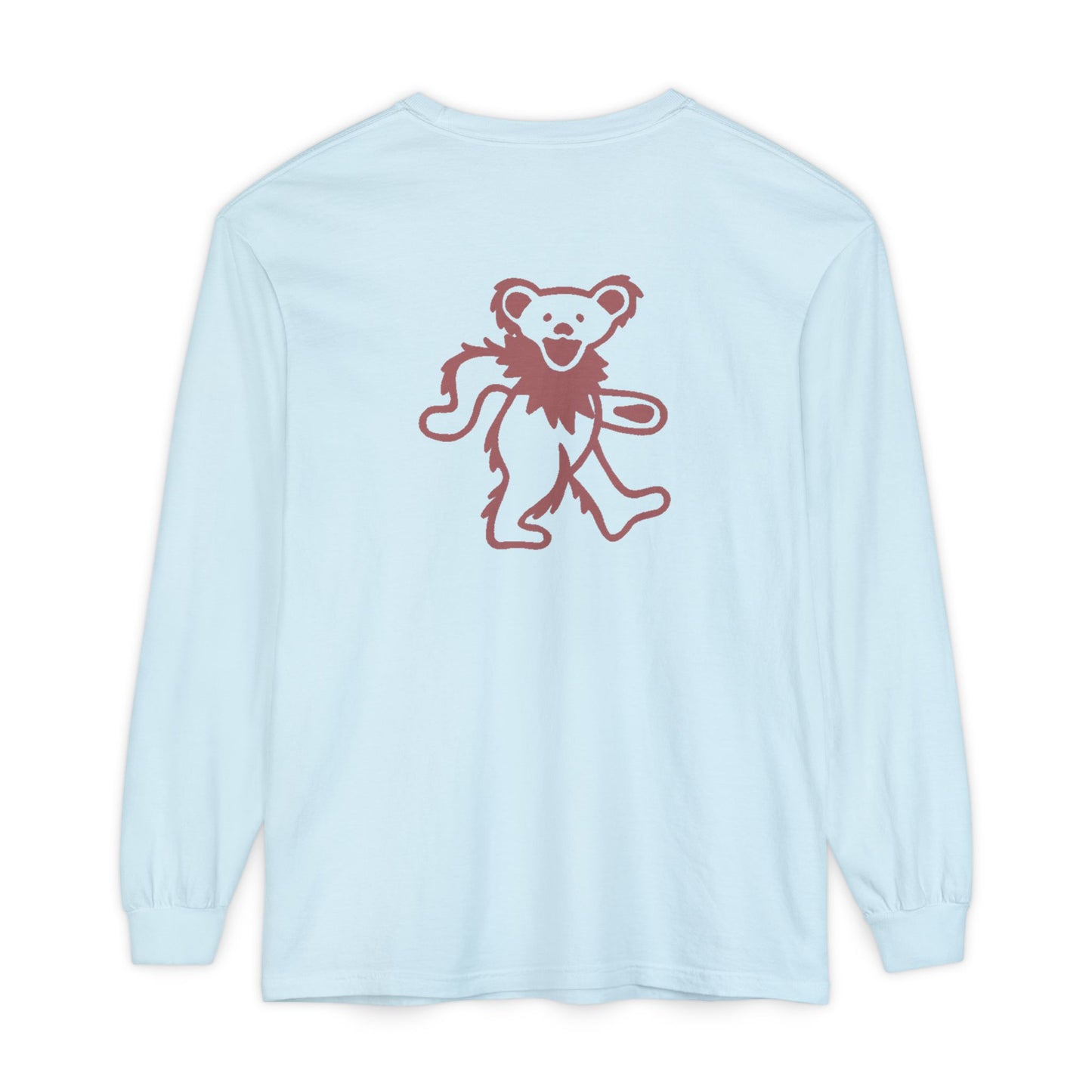 Grateful Dead Dancing Bear Two-Sided Vineyard Collection Garment-dyed Long Sleeve T-Shirt