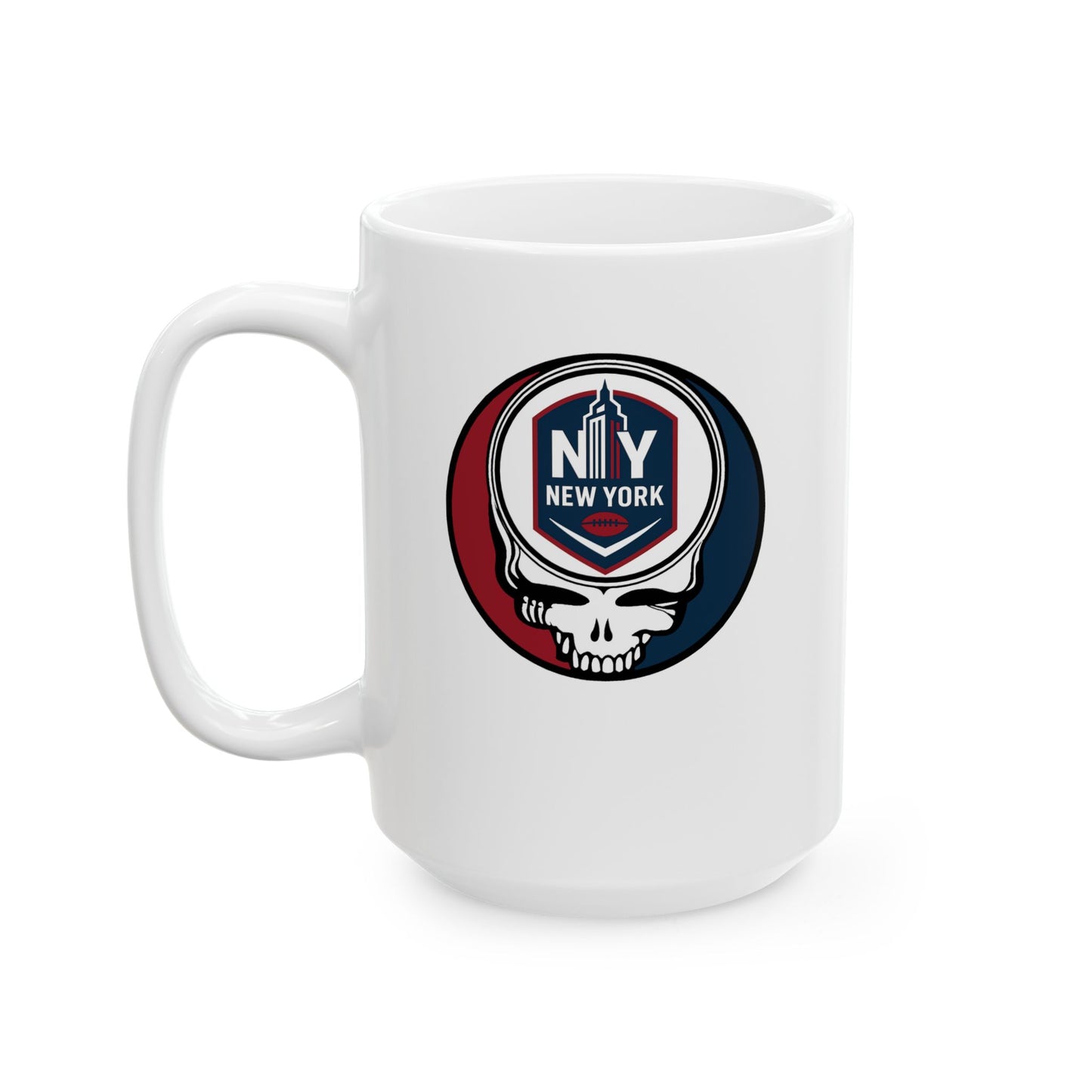 New York Football Stealie Ceramic Coffee Mug - NFL