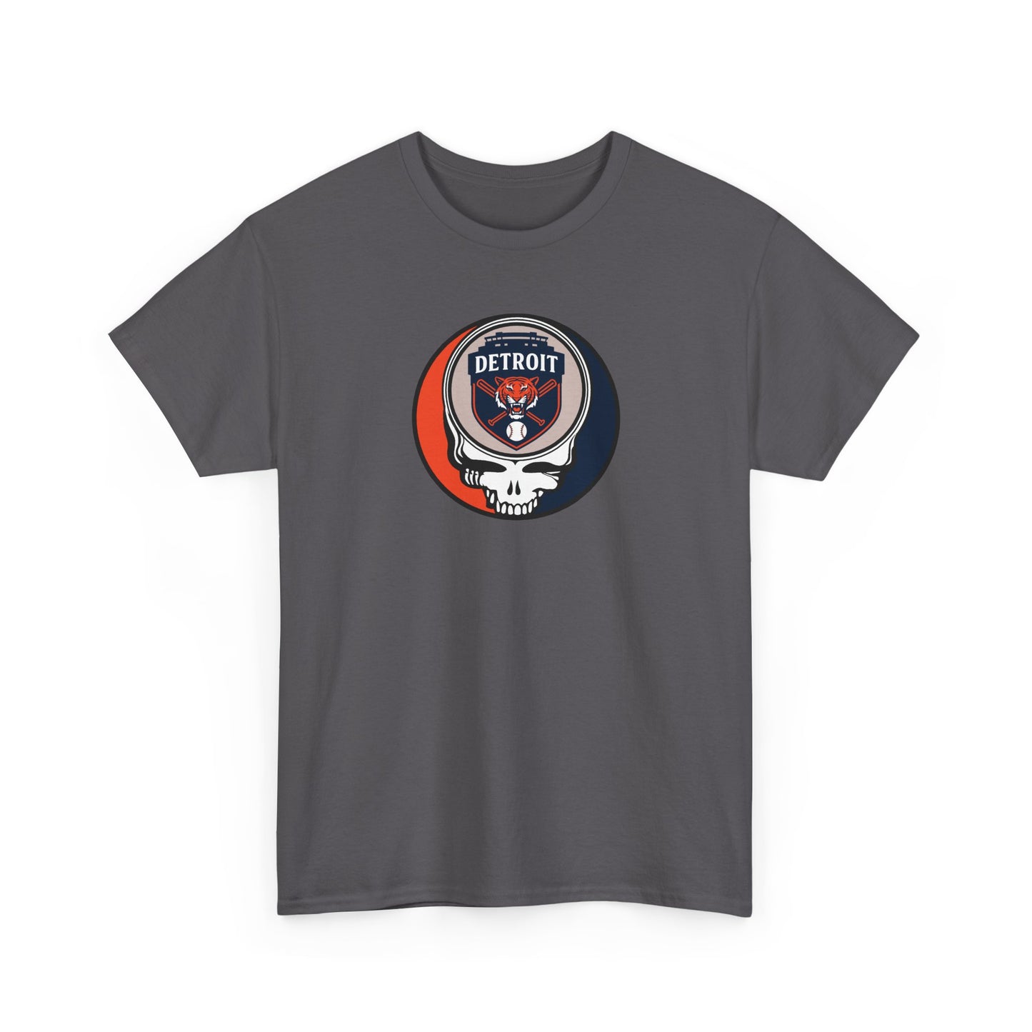 Detroit Tigers Grateful Dead Steal Your Face T-Shirt - MLB