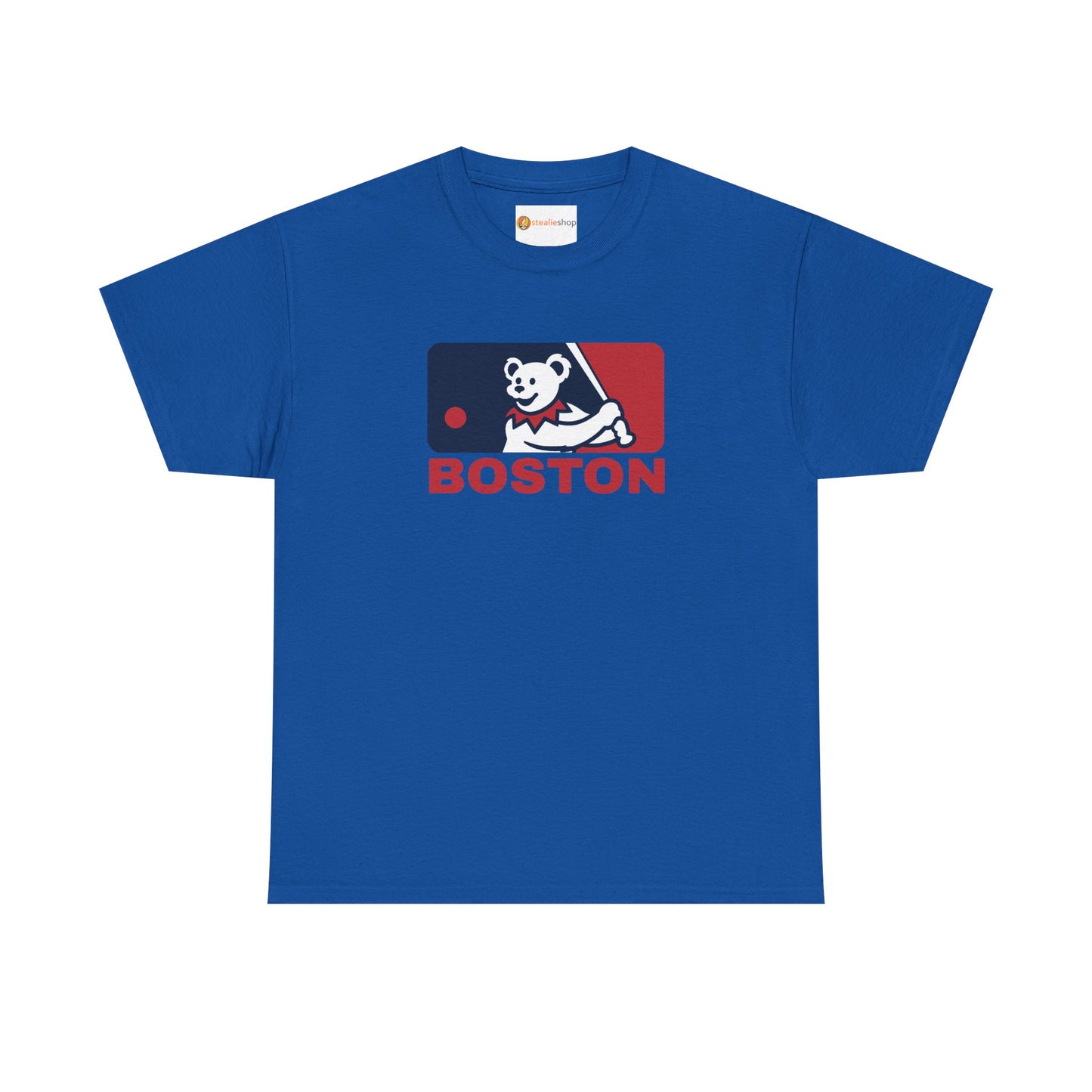 Red Sox MLB Logo Grateful Dead Steal Your Face T-Shirt