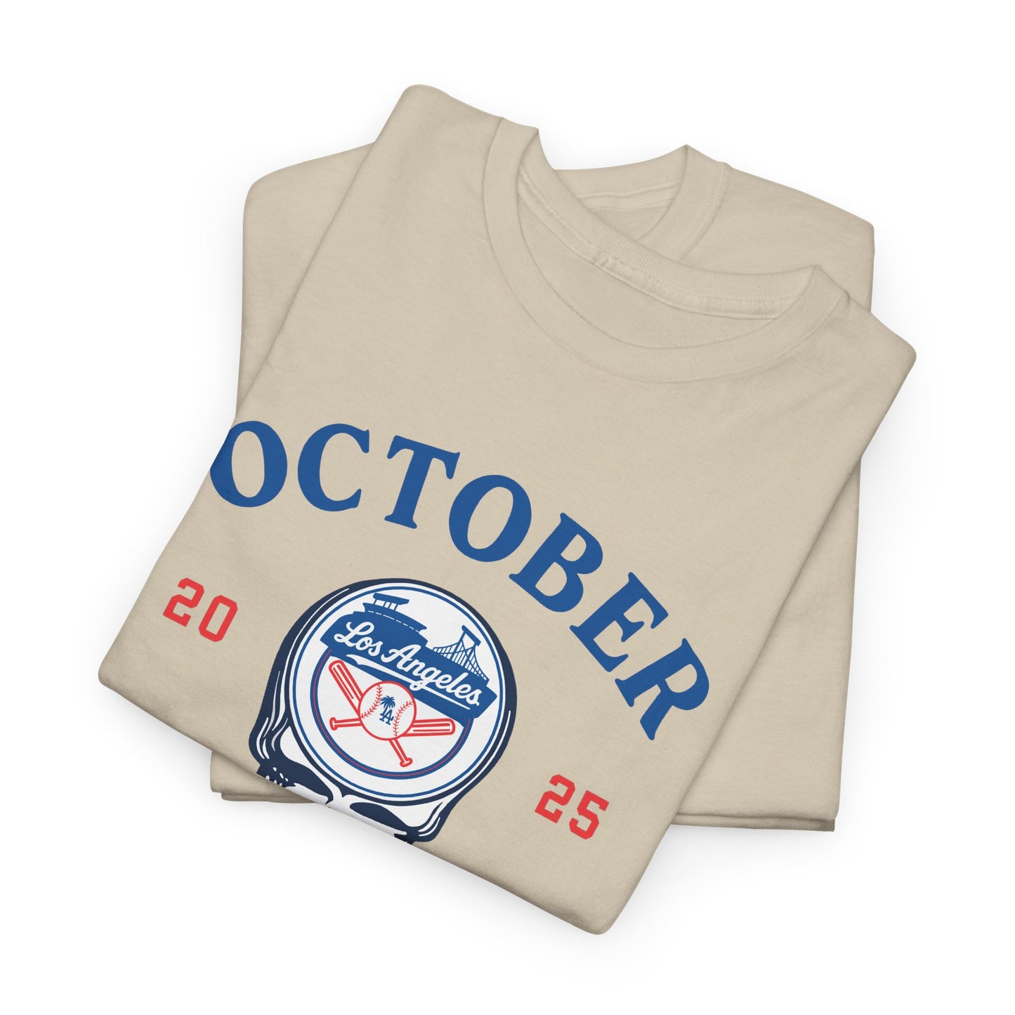 Los Angeles Baseball Playoffs 2025 October Baseball Stealie Grateful Dead T-shirt