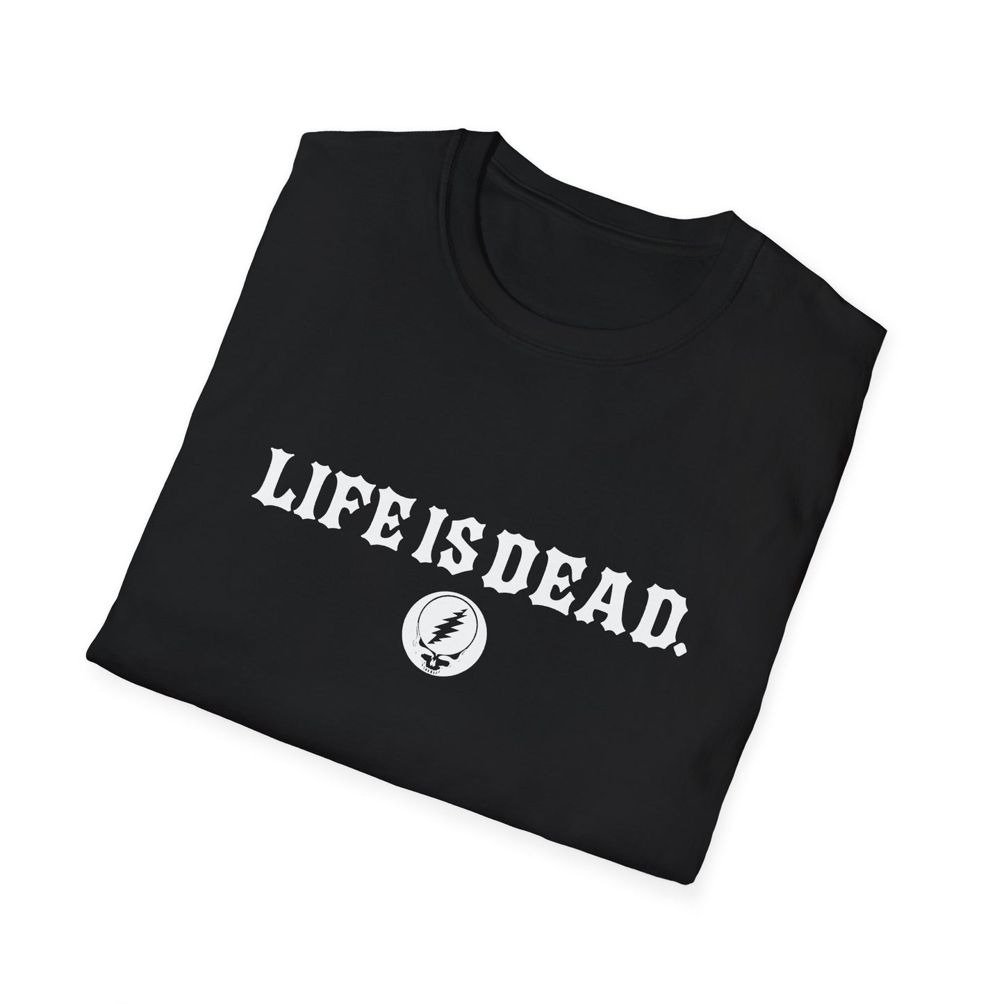 Shreddin' Jerry - Life is dead. Two-Sided Print Grateful Dead TShirt