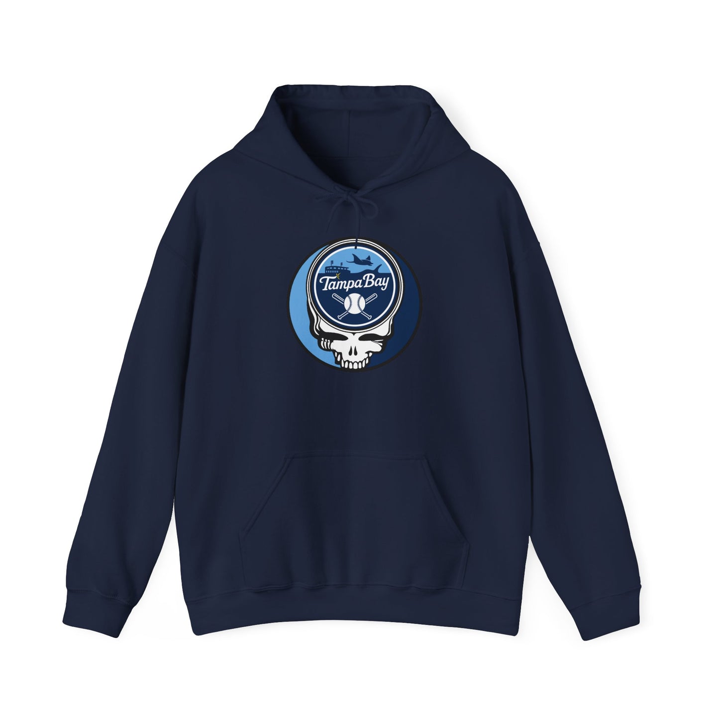 Tampa Bay Rays Grateful Dead Unisex Heavy Blend Hoodie - MLB