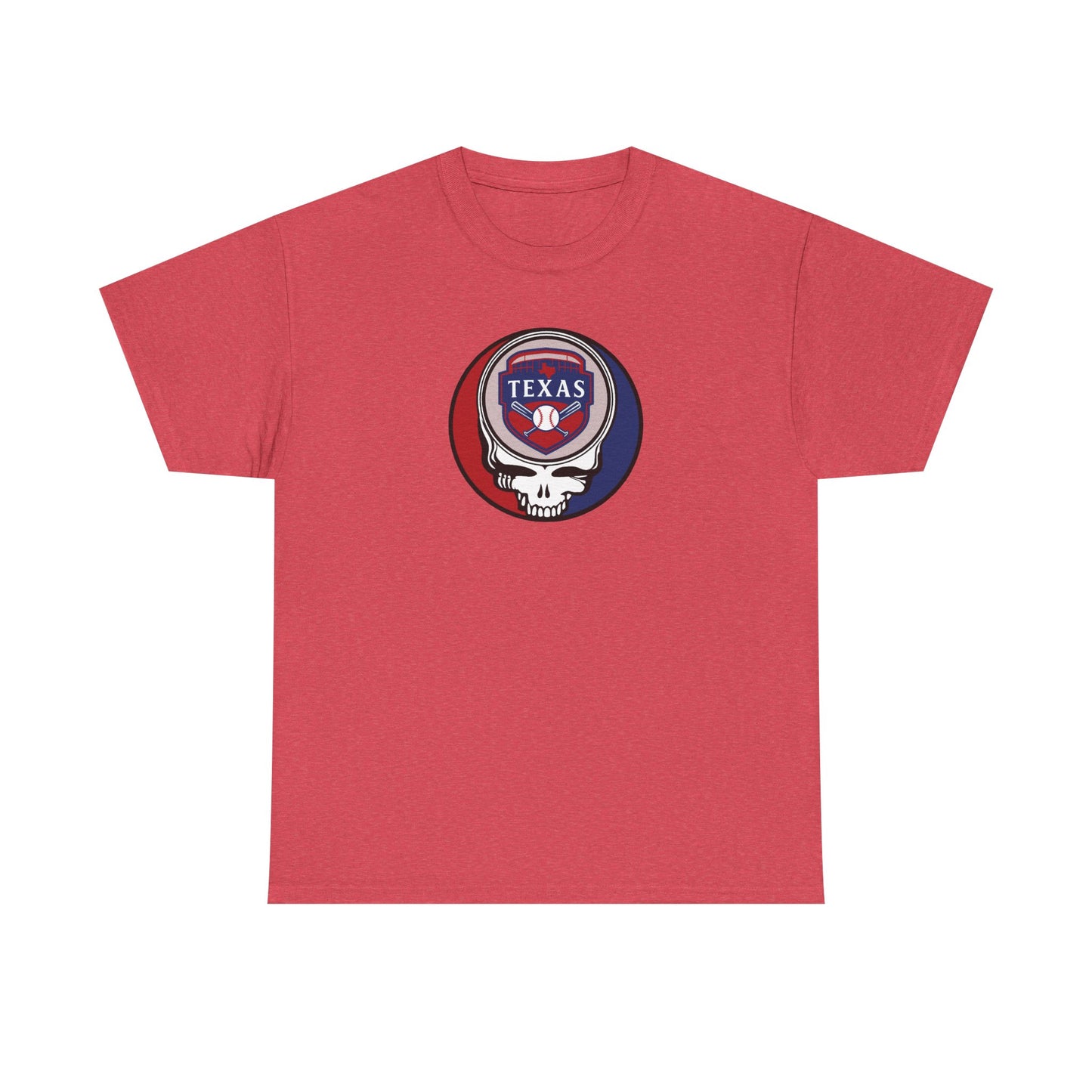 Texas Rangers Grateful Dead Steal Your Face T-Shirt - MLB
