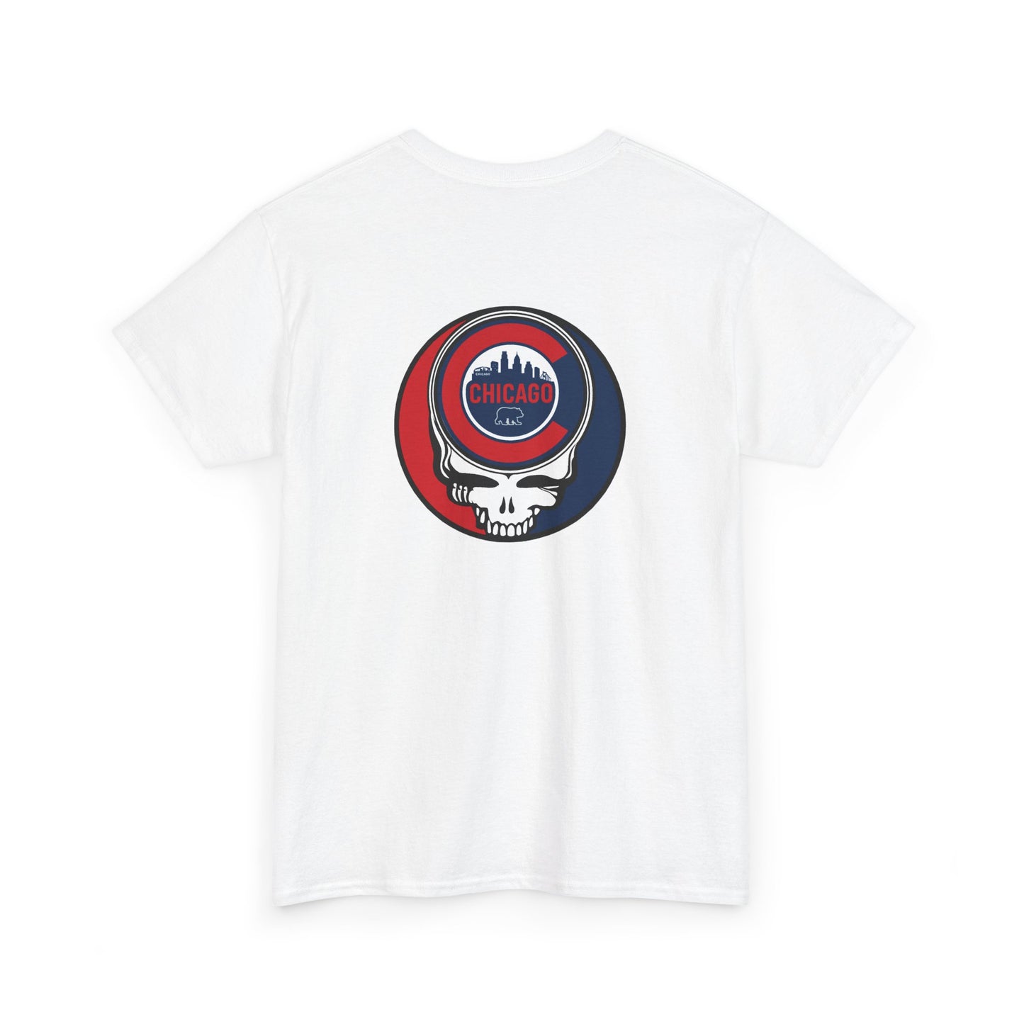 Chicago Cubs Two-Sided Grateful Dead Steal Your Face T-Shirt - MLB