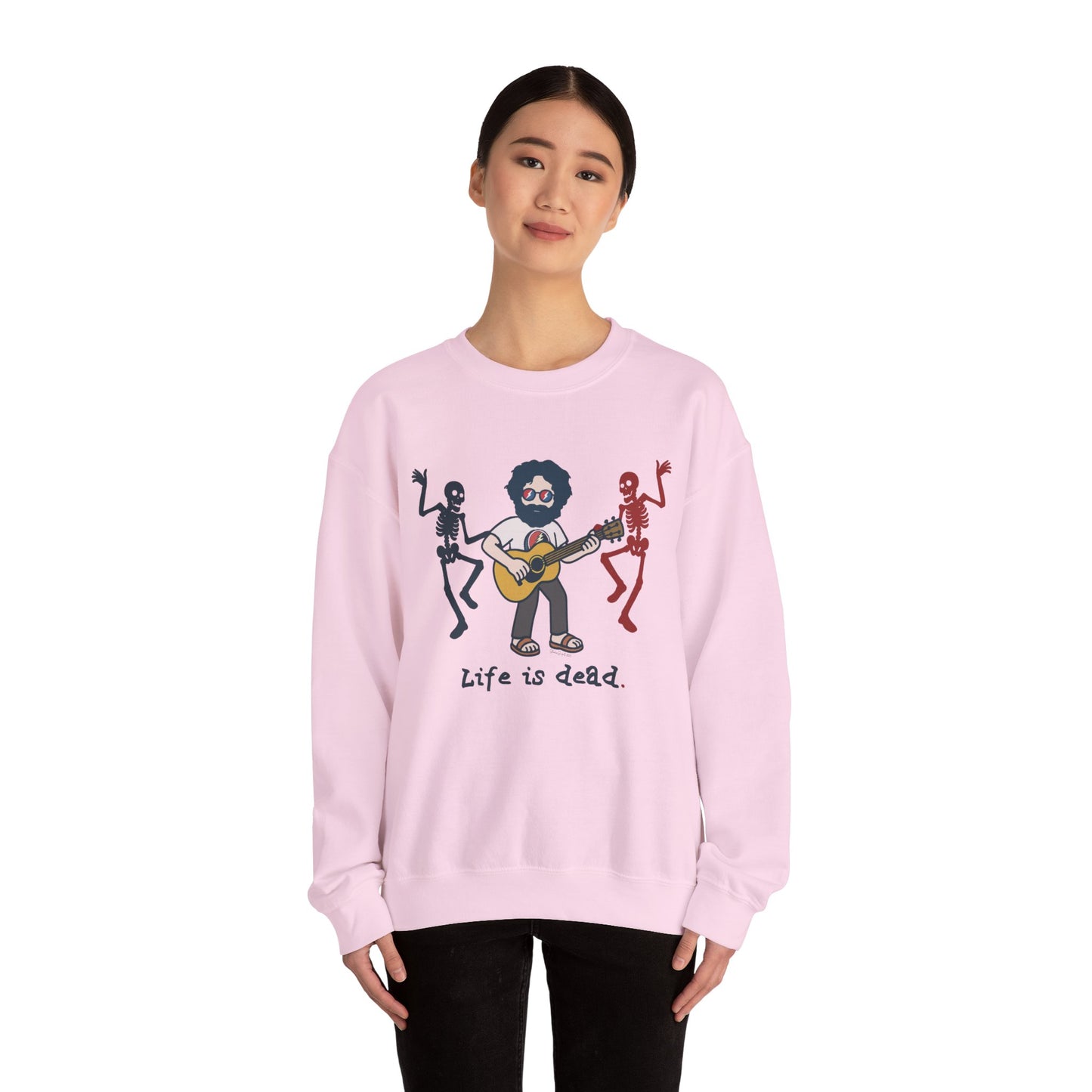 Jarry's Jammin' | Life is dead. Crewneck Sweatshirt