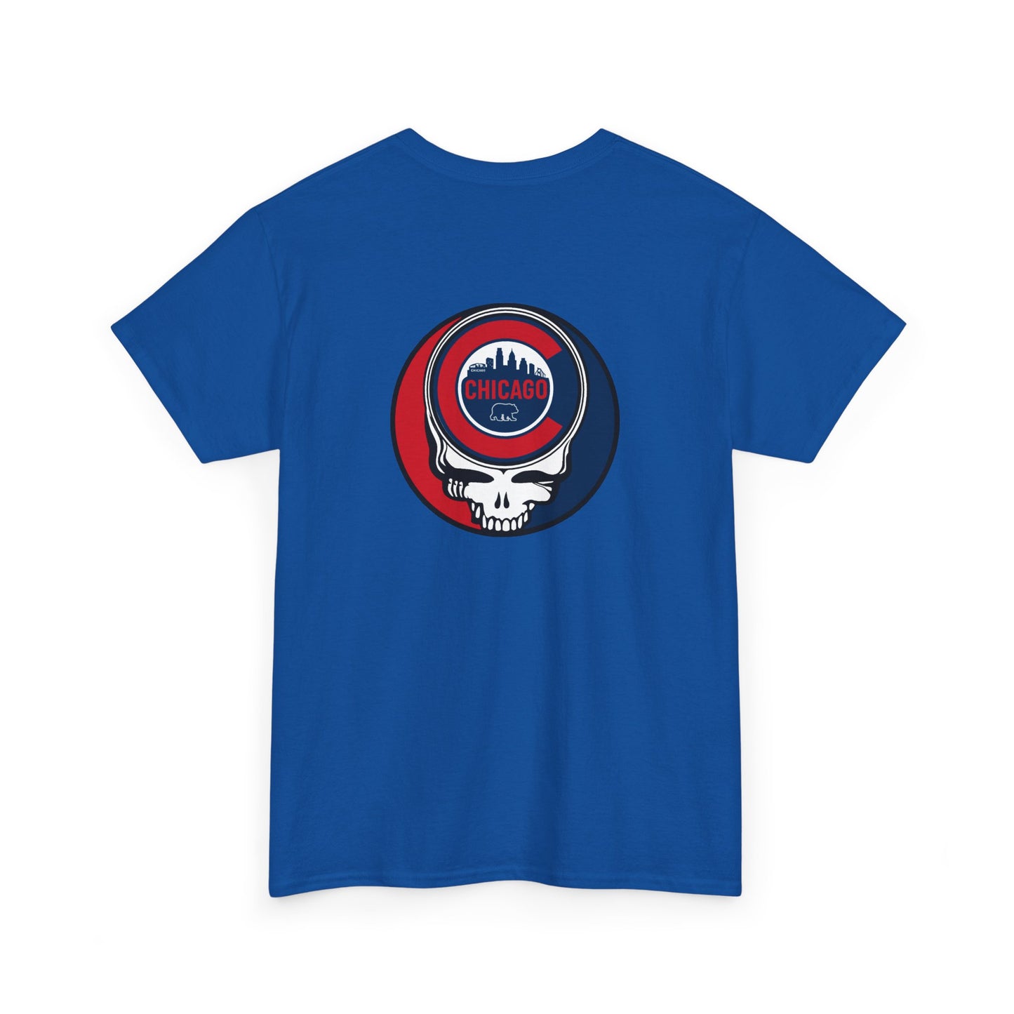 Chicago Cubs Two-Sided Grateful Dead Steal Your Face T-Shirt - MLB