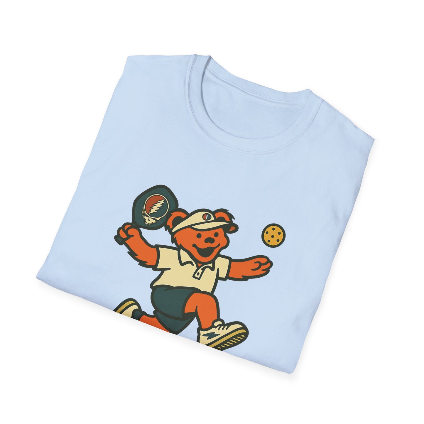 Pickleball Bear - Life is dead. Grateful Dead TShirt