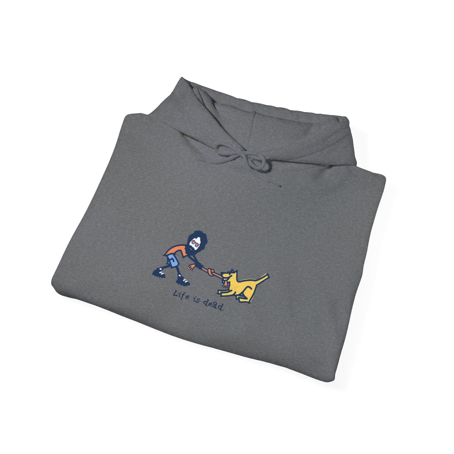 Life is dead. Jerry and His Best Friend Grateful Dead Unisex Hoodie