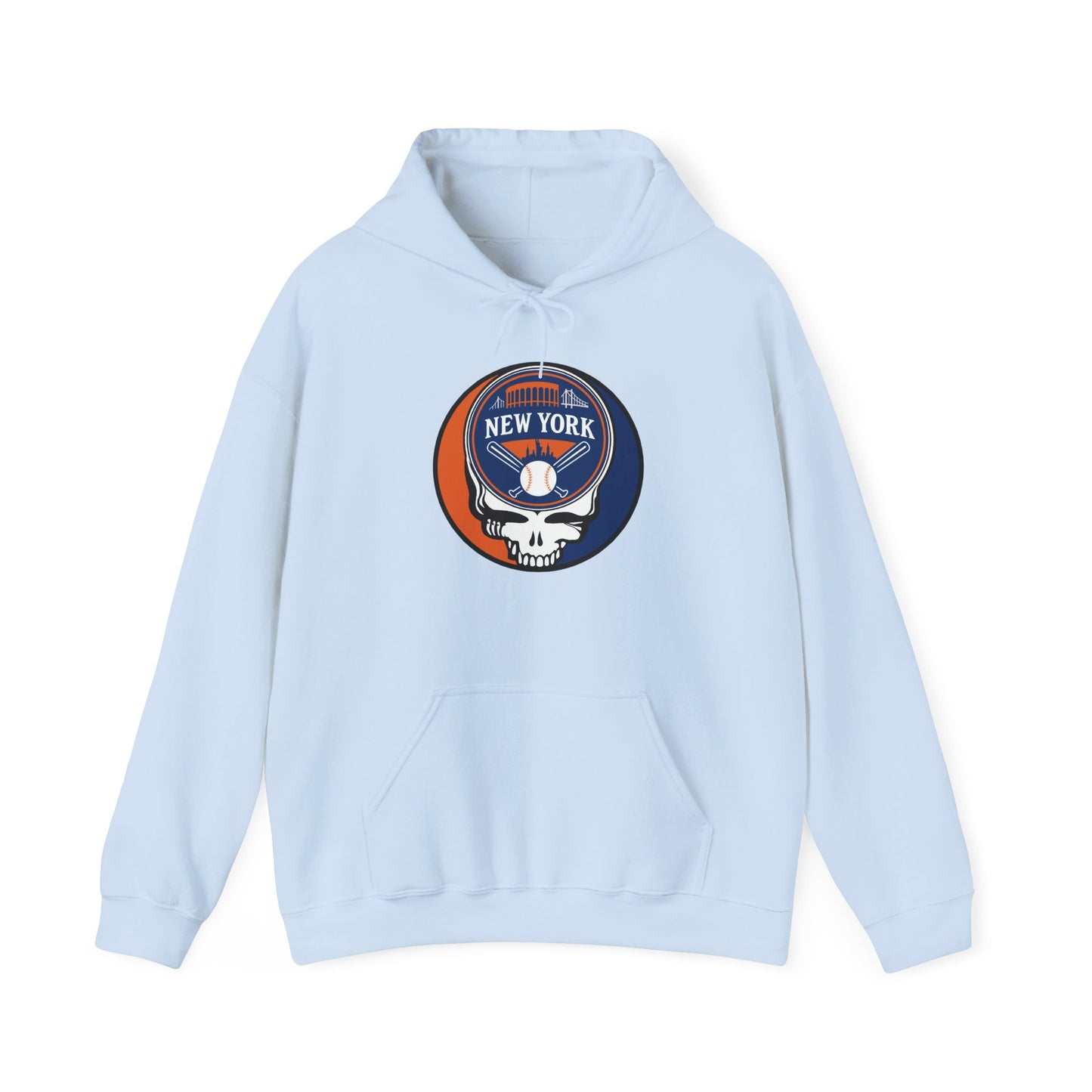 New York Mets Stealie Grateful Dead Unisex Heavy Blend Hoodie - MLB