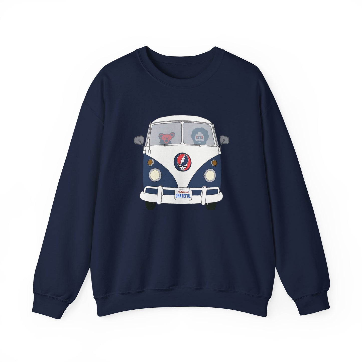 Jerry's Takin' The Bus Life is dead. Crewneck Sweatshirt