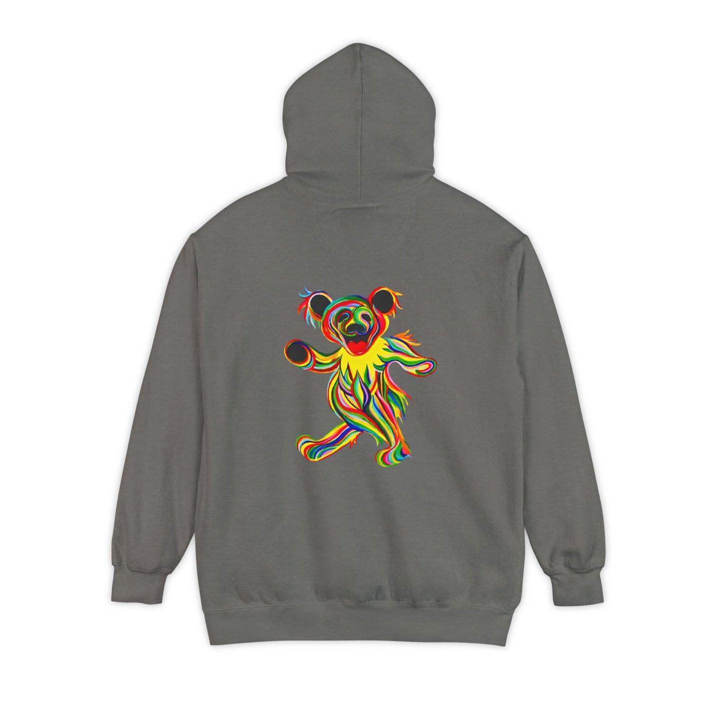 Tie-Dye Bear Vineyard Collection Unisex Garment-Dyed Hoodie