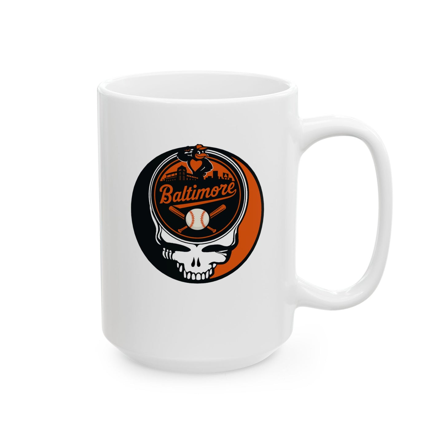 Baltimore Orioles Stealie Ceramic Mug - MLB