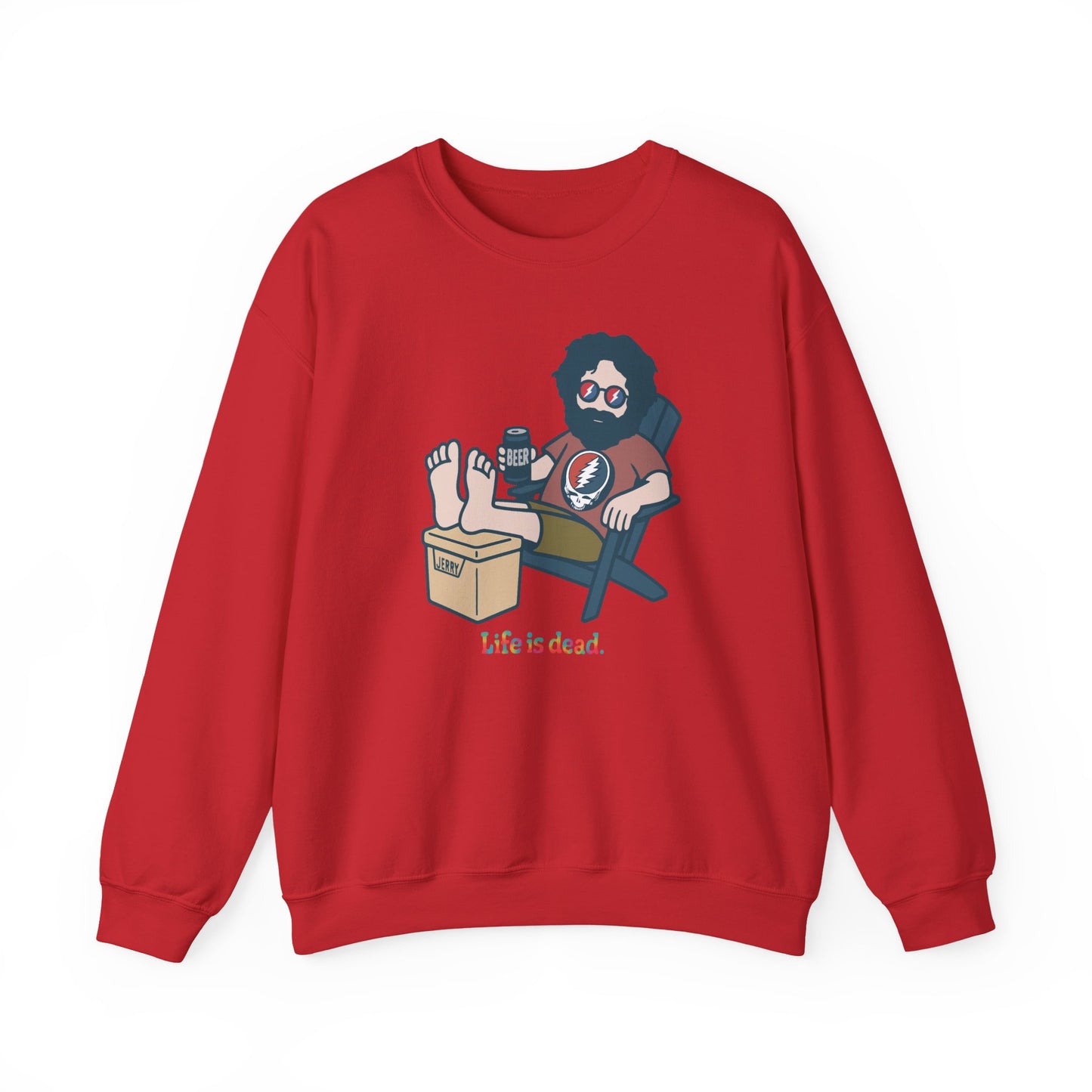 Stay Cool, Jerry Life is dead. Crewneck Sweatshirt