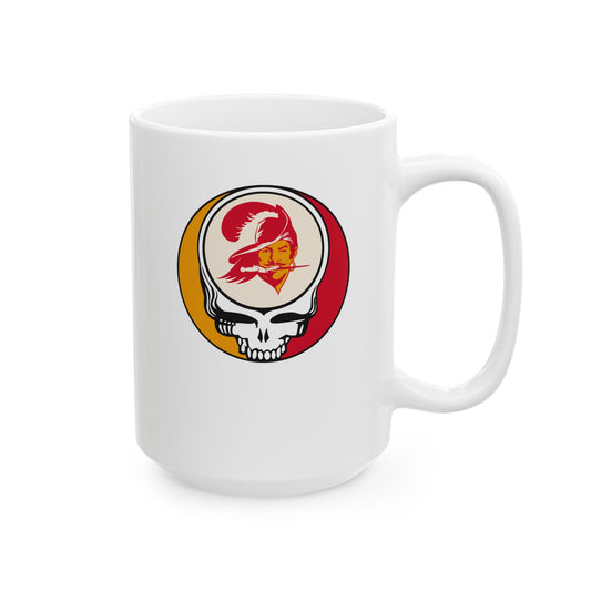 Tampa Bay Football Stealie Ceramic Coffee Mug - 15ounce - NFL