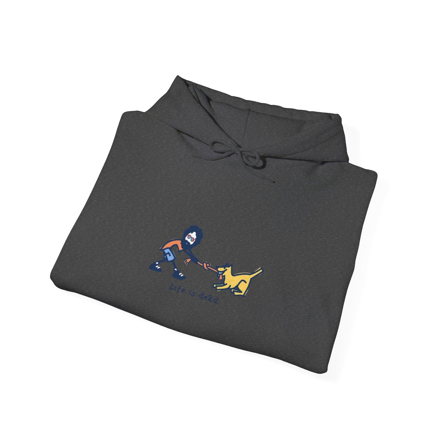 Life is dead. Jerry and His Best Friend Grateful Dead Unisex Hoodie