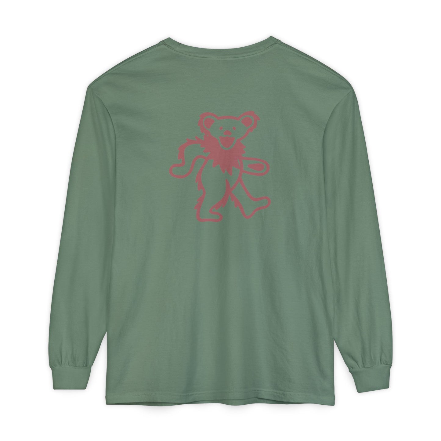 Grateful Dead Dancing Bear Two-Sided Vineyard Collection Garment-dyed Long Sleeve T-Shirt