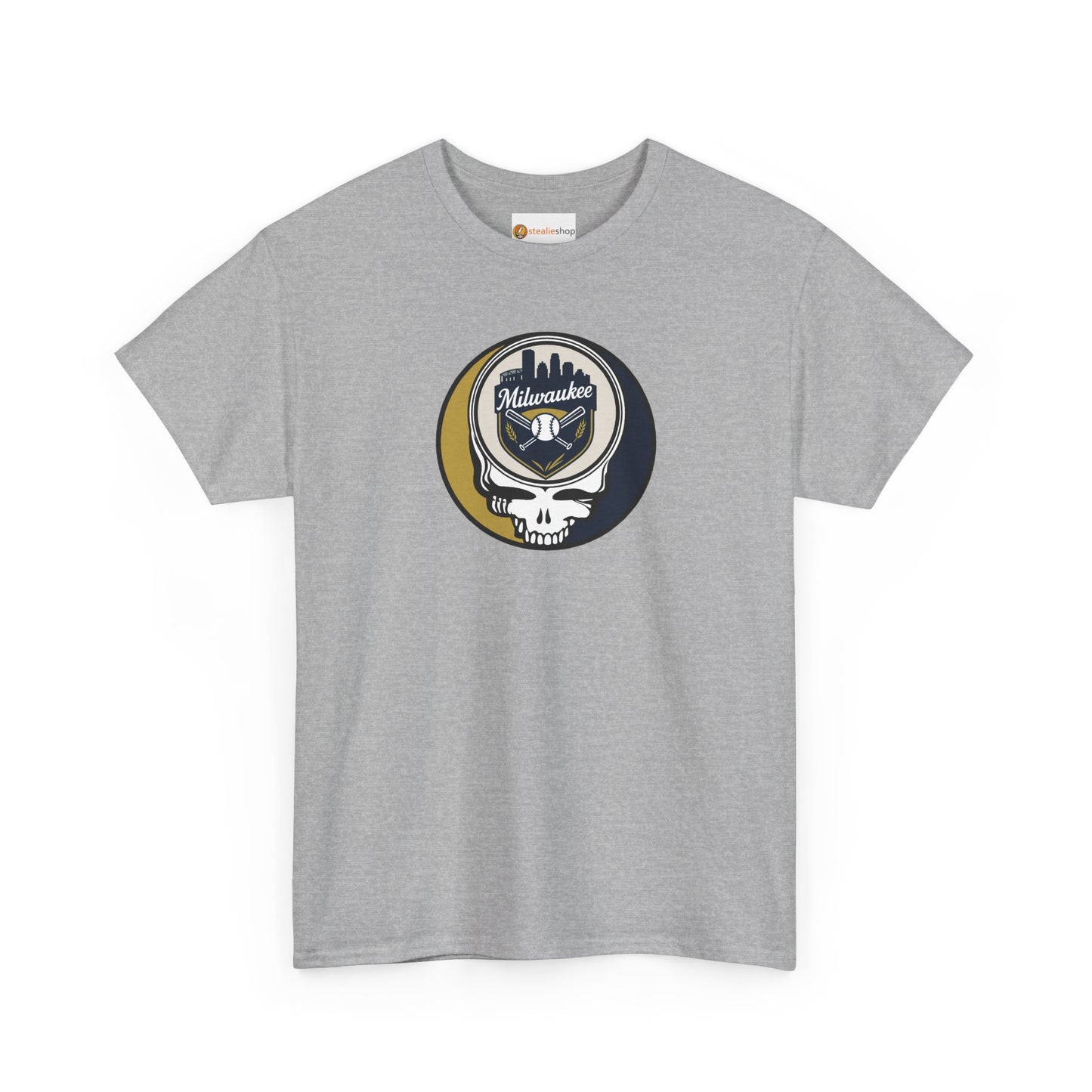 Milwaukee Brewers Grateful Dead Steal Your Face T-Shirt - MLB